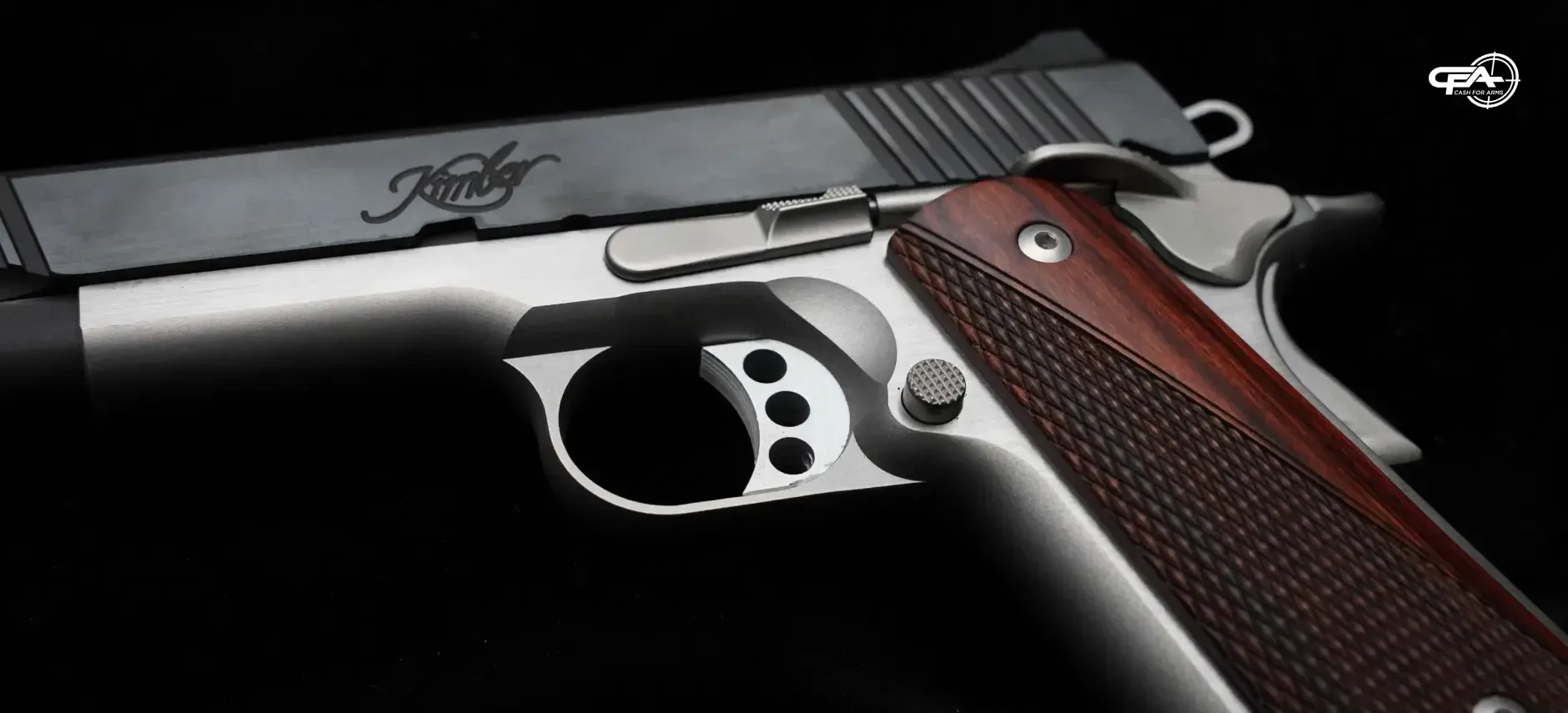 Close up picture of our Kimber Custom II For Sale
