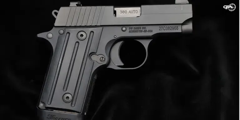 Close up picture of a Sig Sauer P238