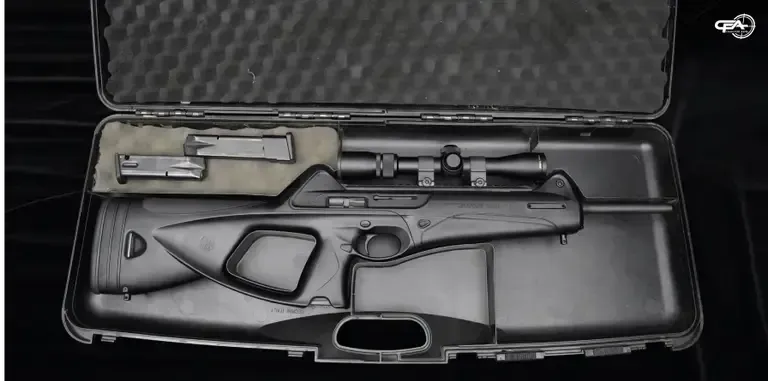 Picture of a Beretta Cx4 Storm in a case