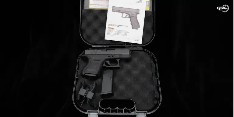 Glock 26 in a case