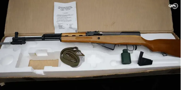 Picture of a Norinco Type 56 in a box