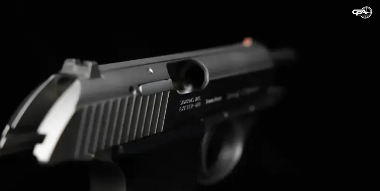 Picture of a reloading of a Sig Sauer P230