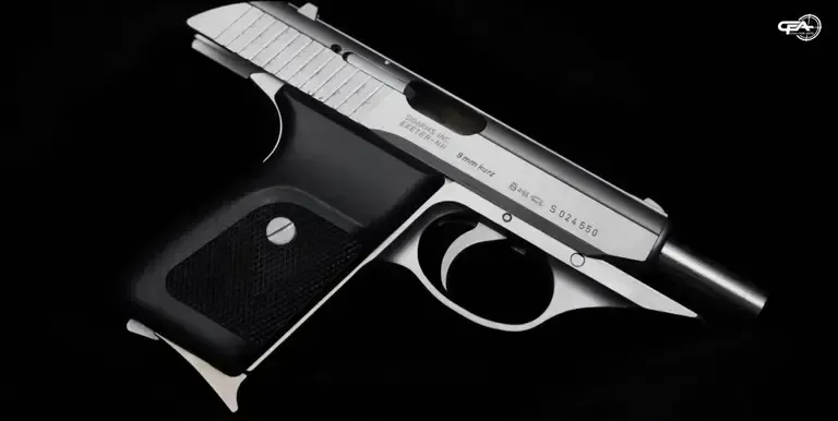Close up picture of a Sig Sauer P230