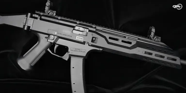 Close up picture of a CZ Scorpion