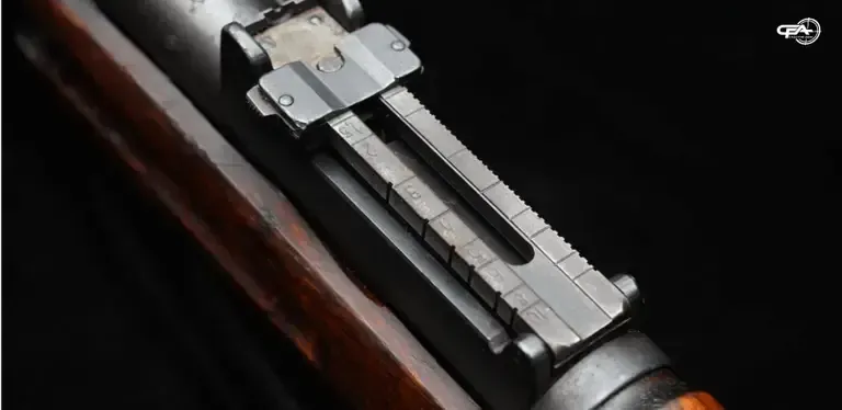 Close up picture of a Sako M39