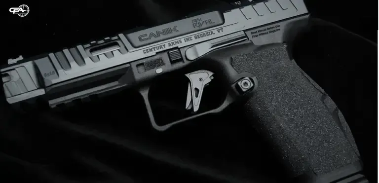 Close up picture of a Canik SFx Rival