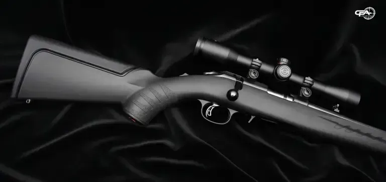 Close up picture of a Ruger American