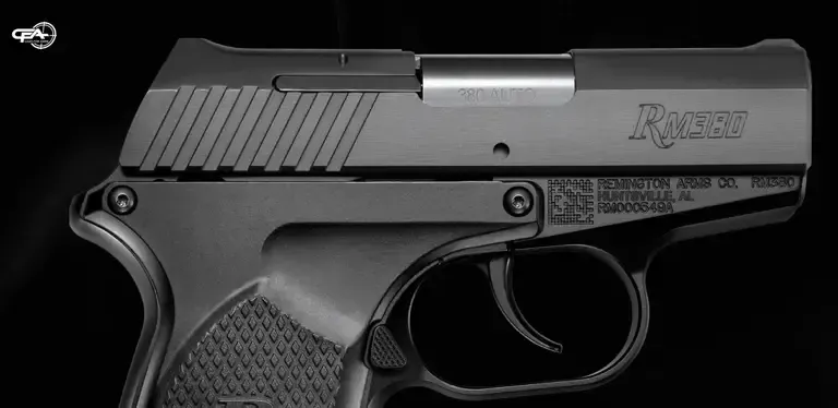 Close up picture of a Remington RM380