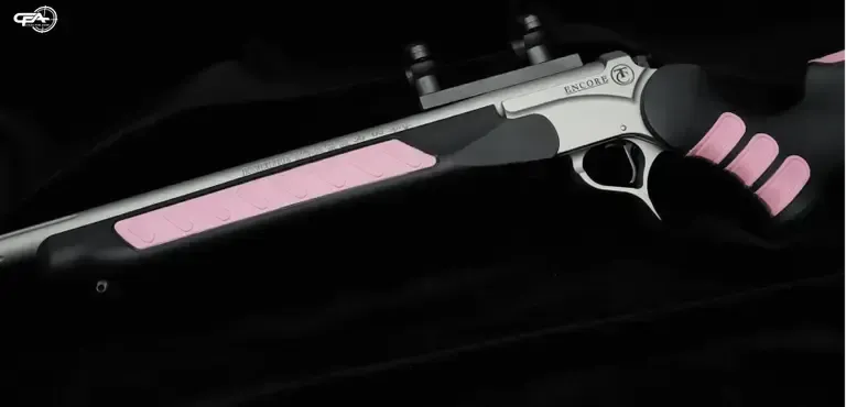 Close up picture of a pink Thompson Center Encore