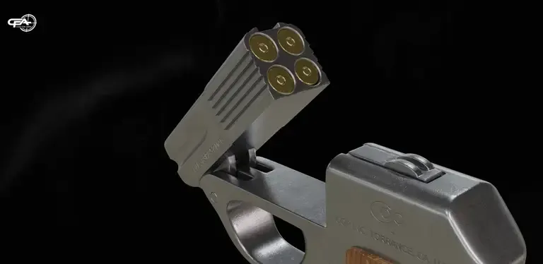 Close up picture of a COP Derringer