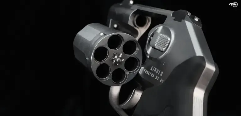 Close up picture of Kimber K6S's cylinder