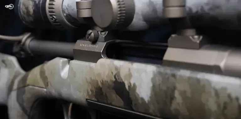 Close up picture of Browning X-Bolt's scope
