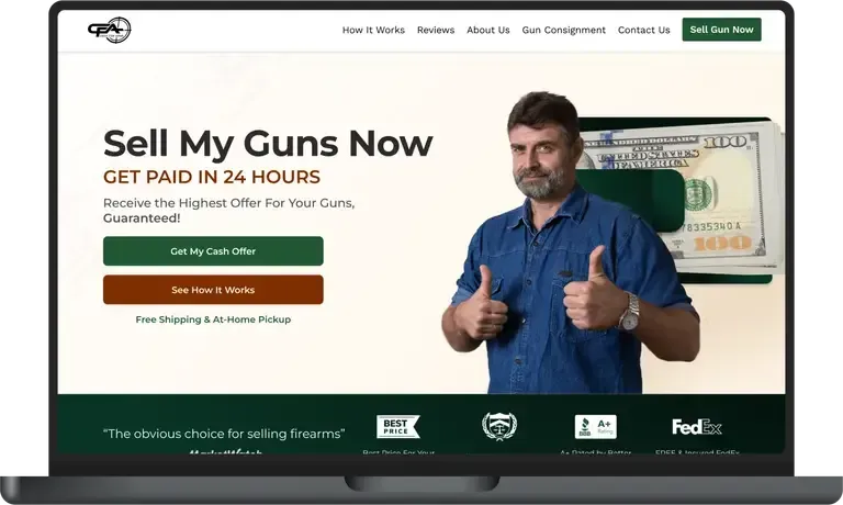 Sell a gun in Richmond, VA to Cash For Arms
