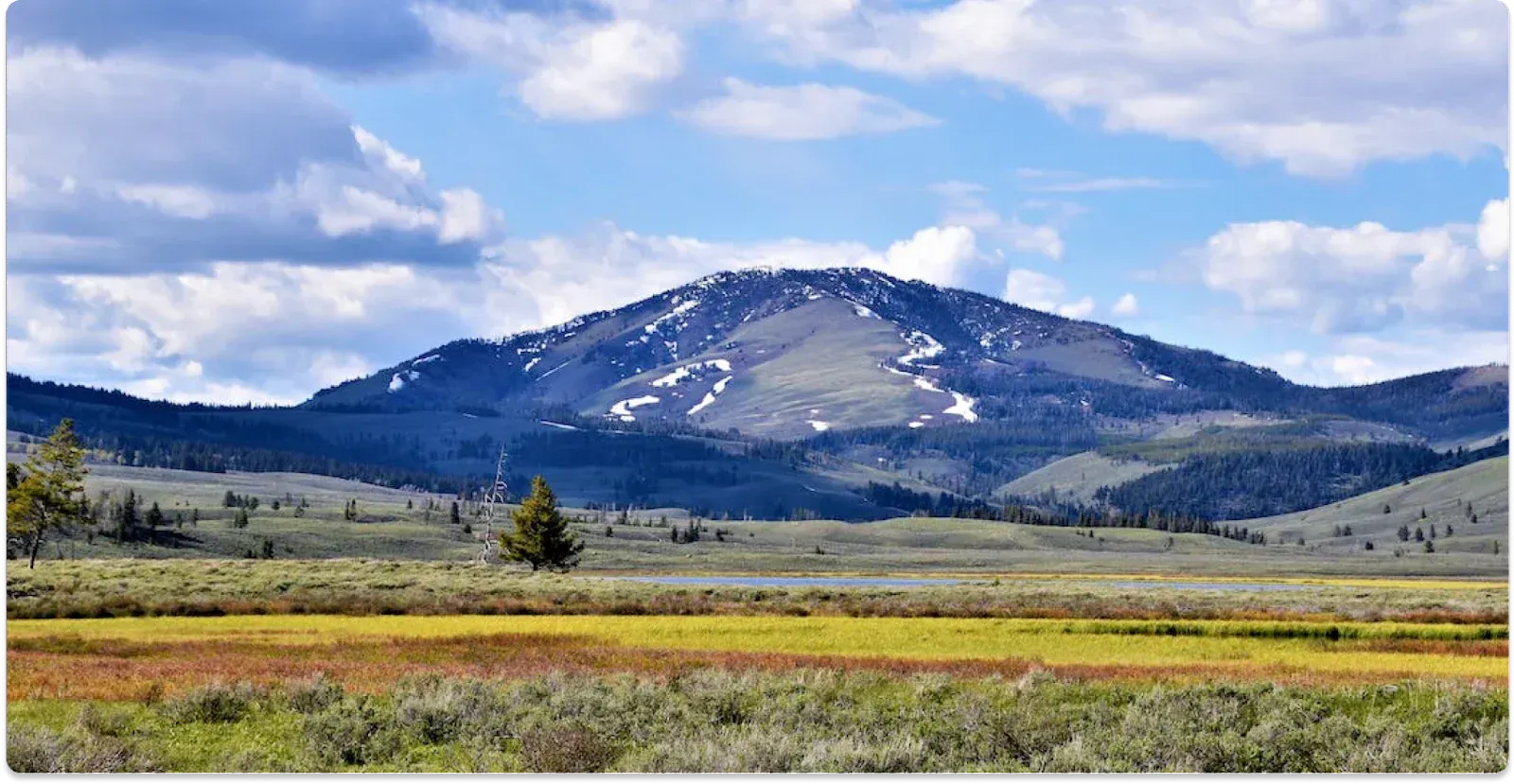 Montana Mountain Scene