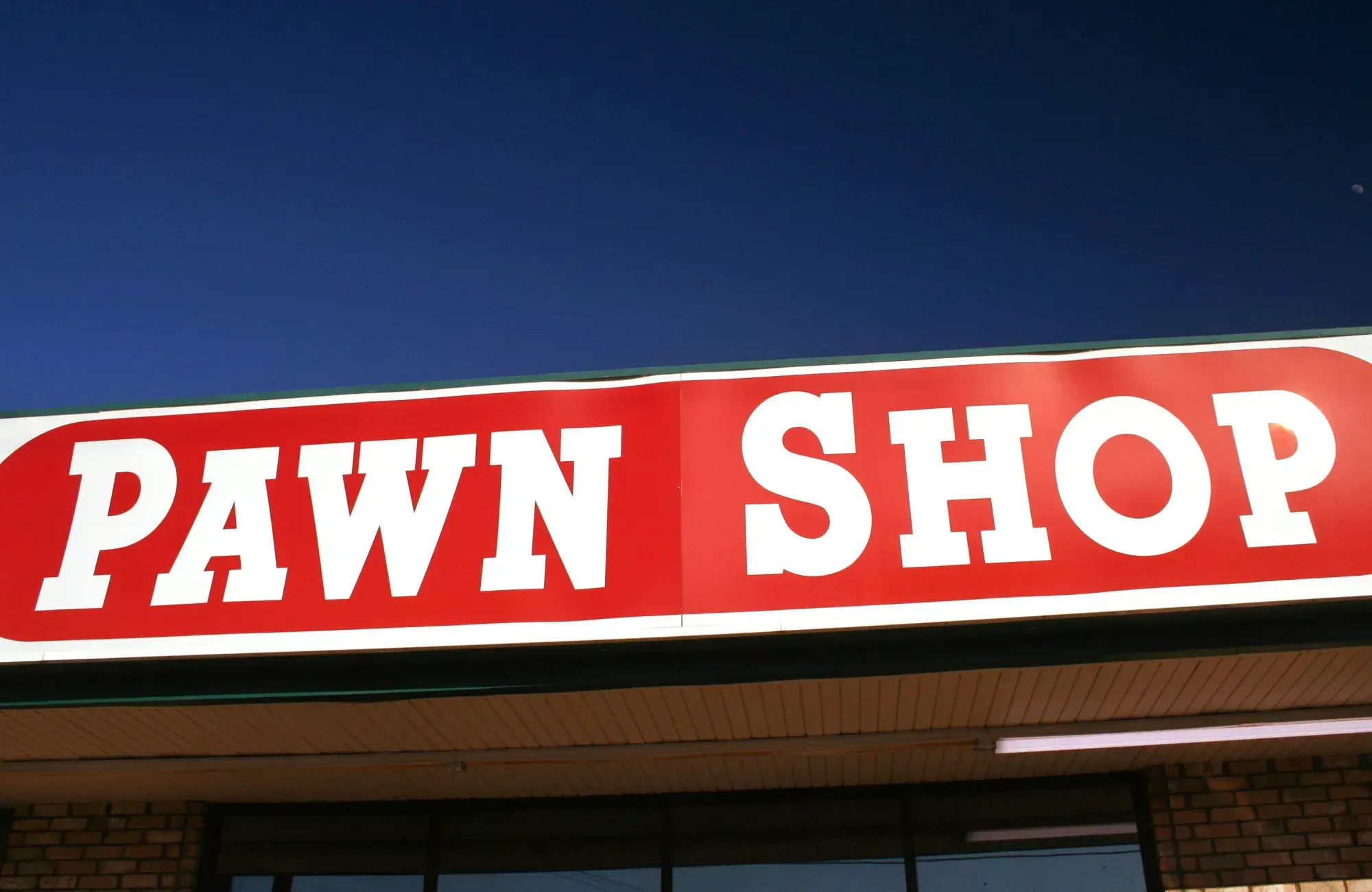 Pawn shop store front