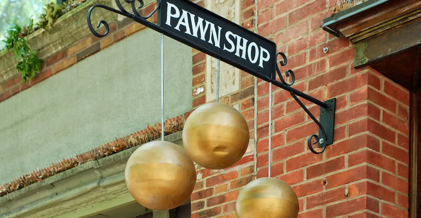 Pawn shop sign