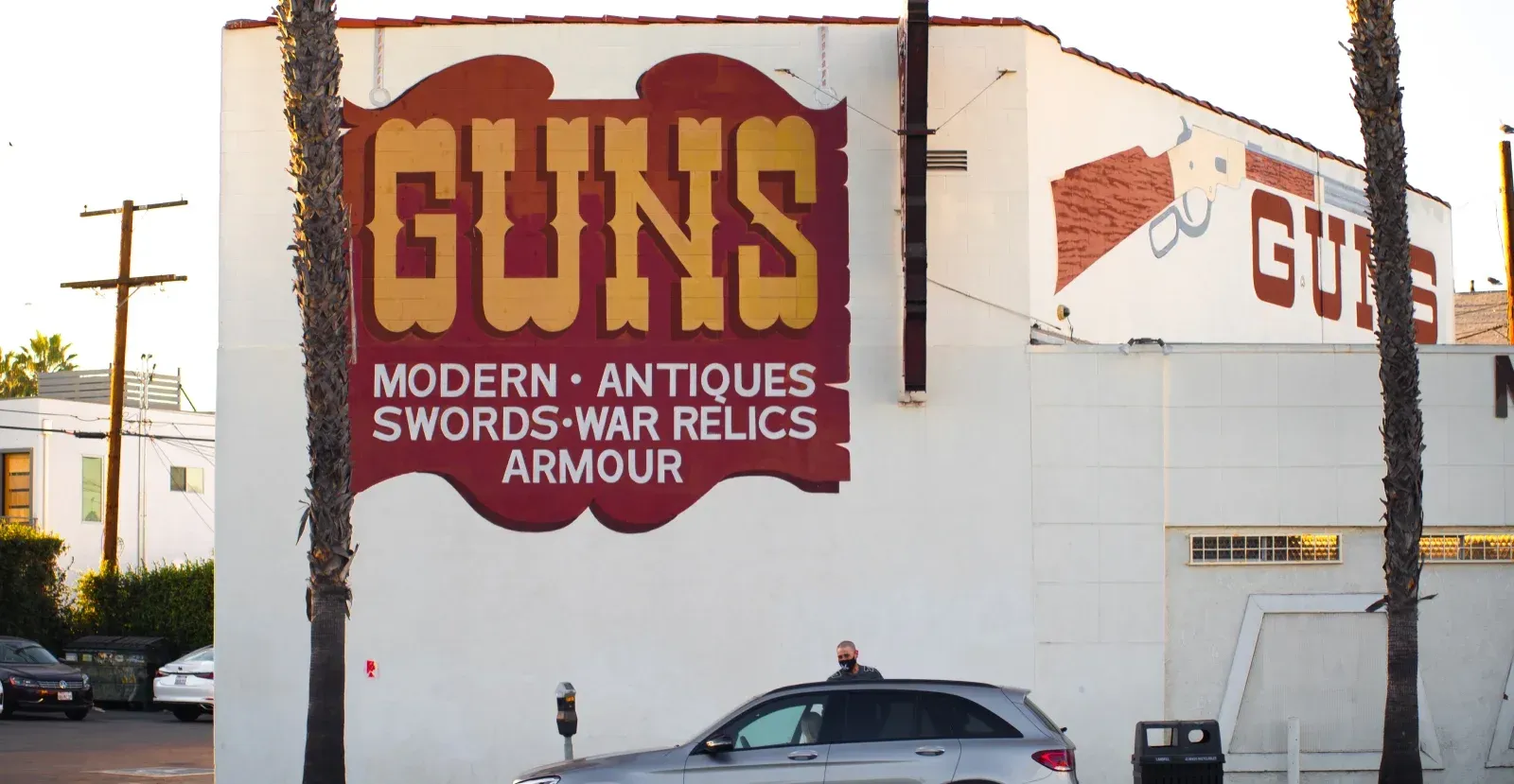 Outer facade of a gun store