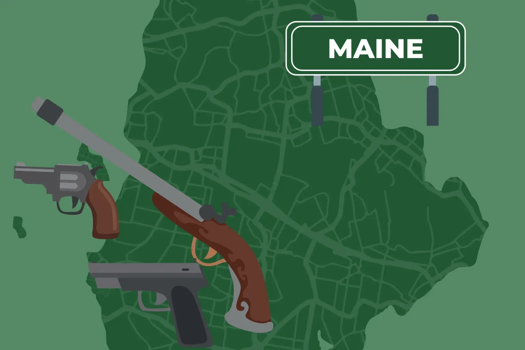 how to buy guns legally in Maine