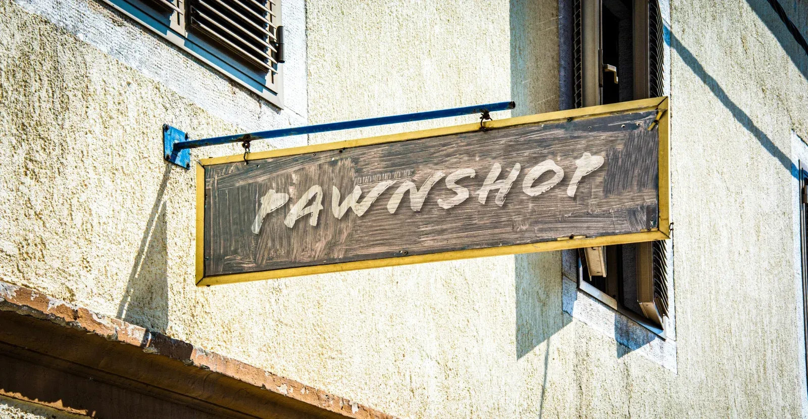 Pawn shop sign