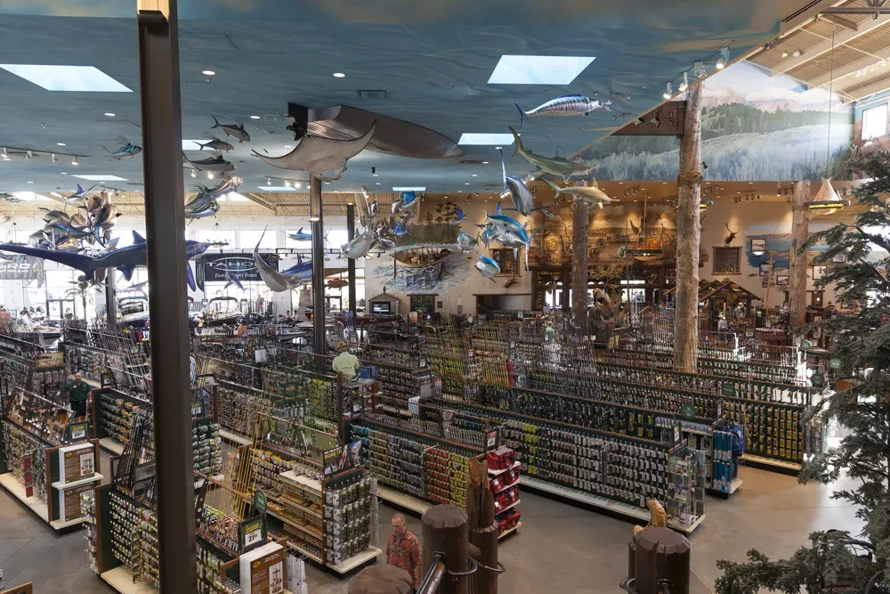 Inside of a Sportsman's Warehouse location