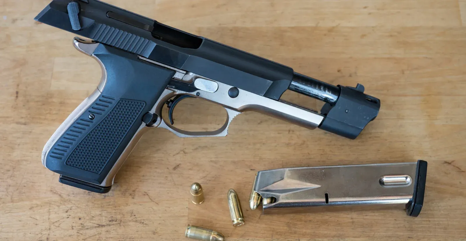 Unloaded handgun