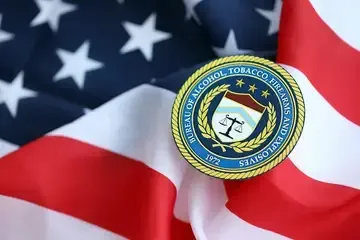 BAT Logo and American Flag