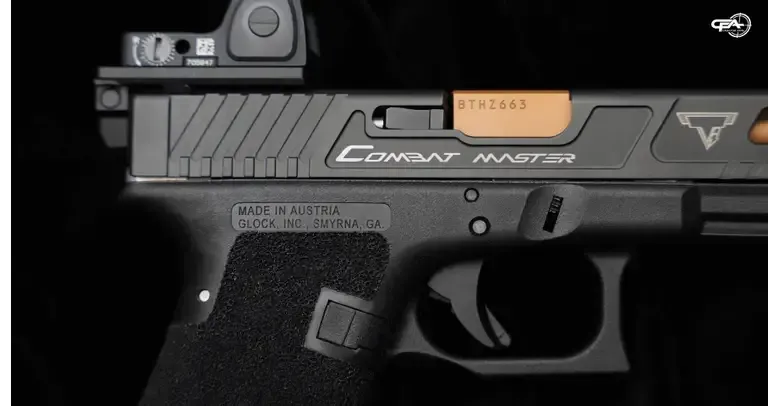 Close up picture of a Taran Tactical Innovations Combat Master