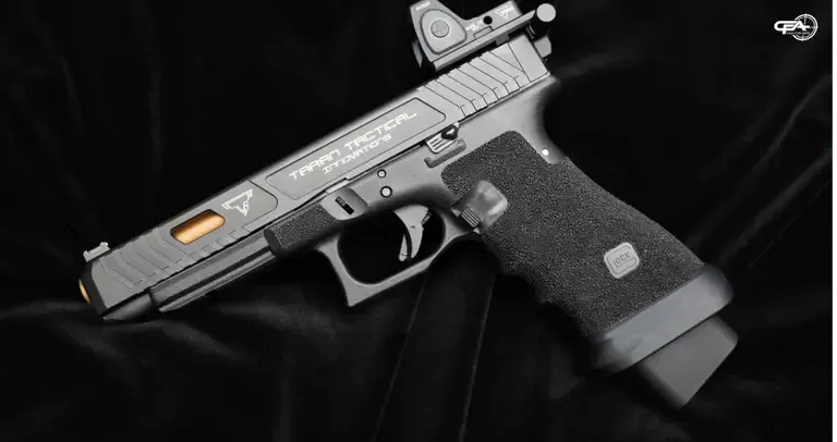 Picture of a Taran Tactical Innovations Combat Master with a sight