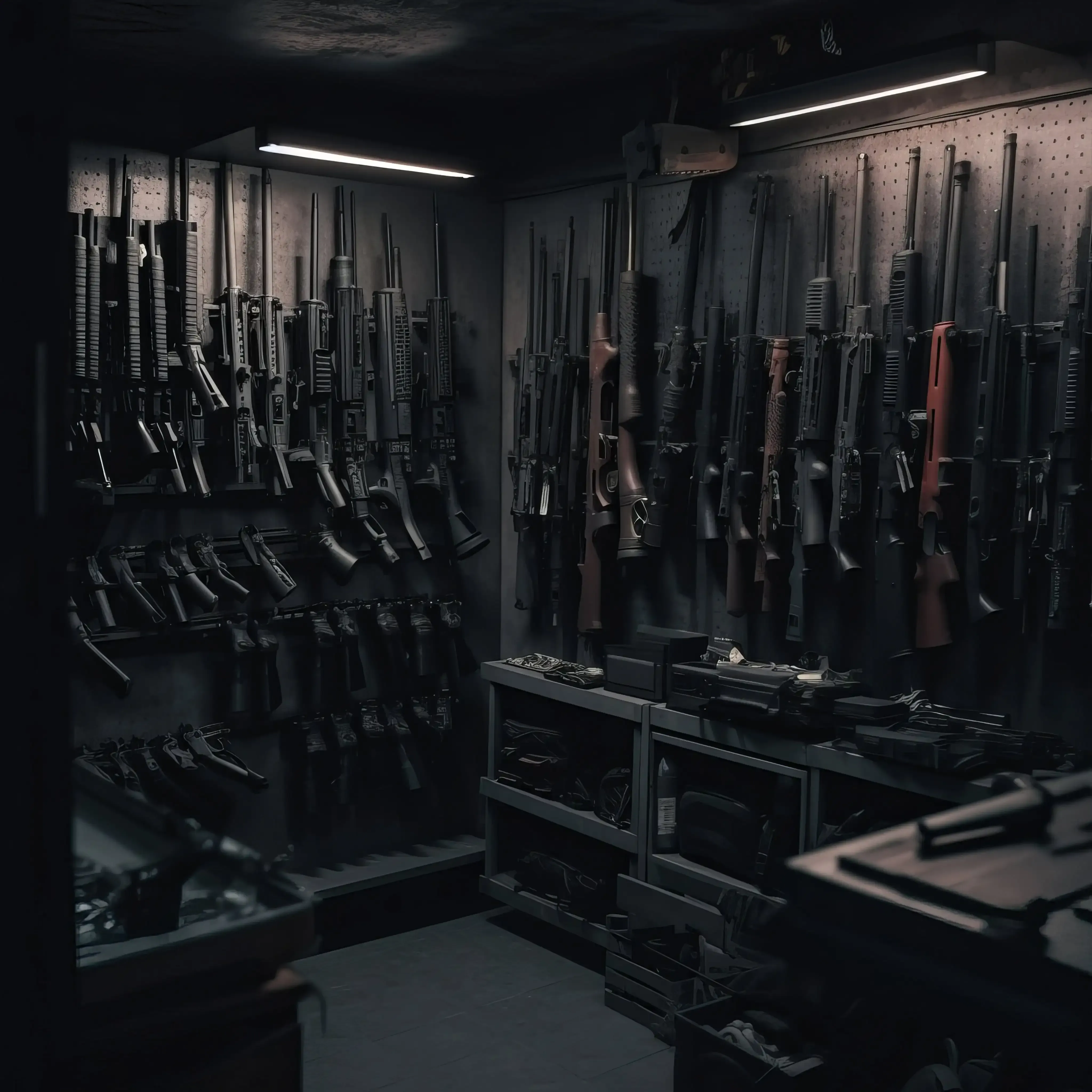 Large gun collection