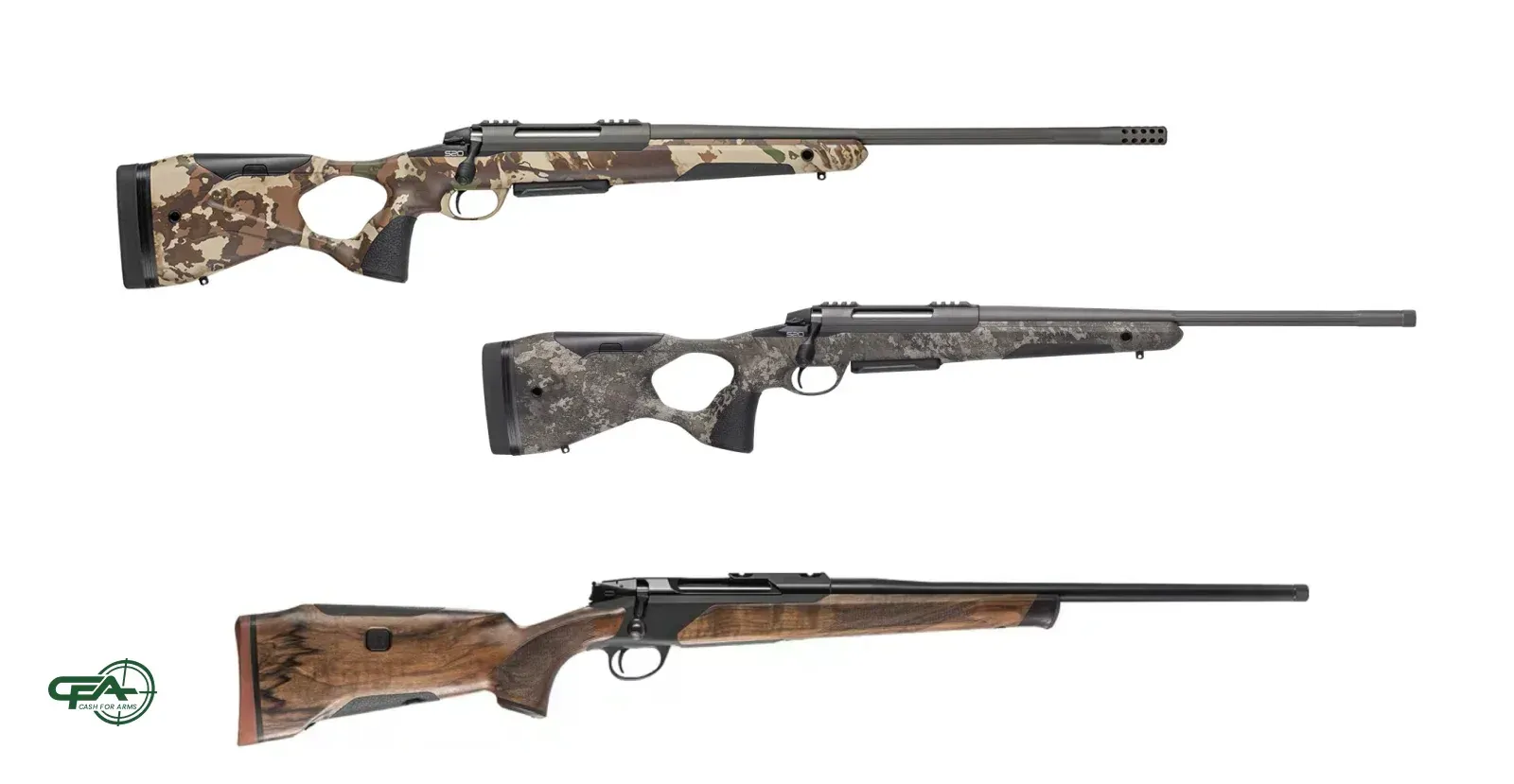 Sako S20 different camouflages