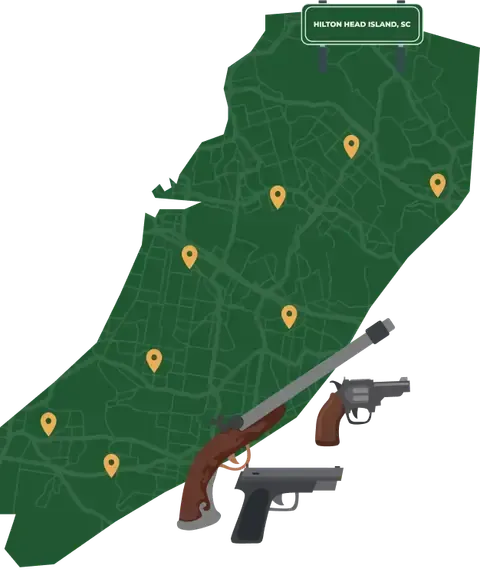 Hilton Head SC map