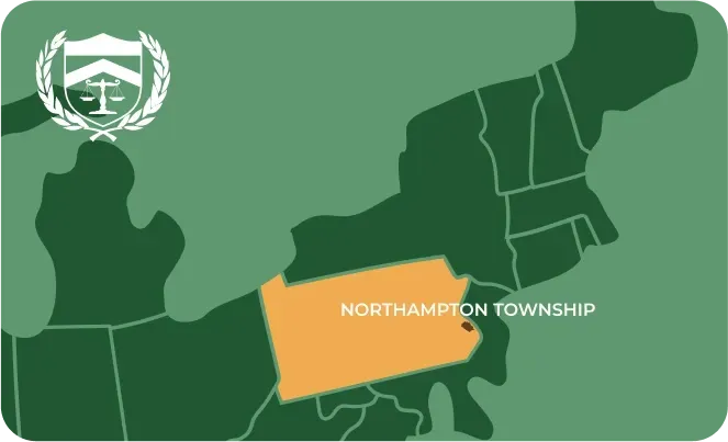 Northampton Township city map