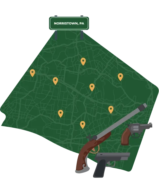 Norristown PA city map