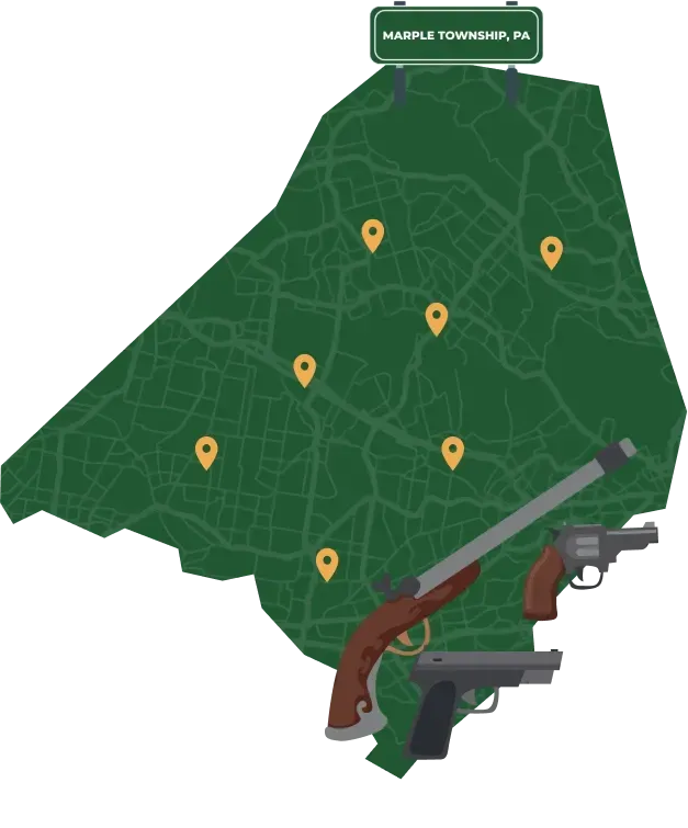 Marple Township city map