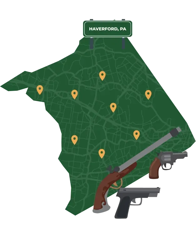 Haverford PA city map
