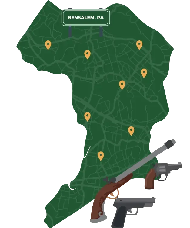 Bensalem city map