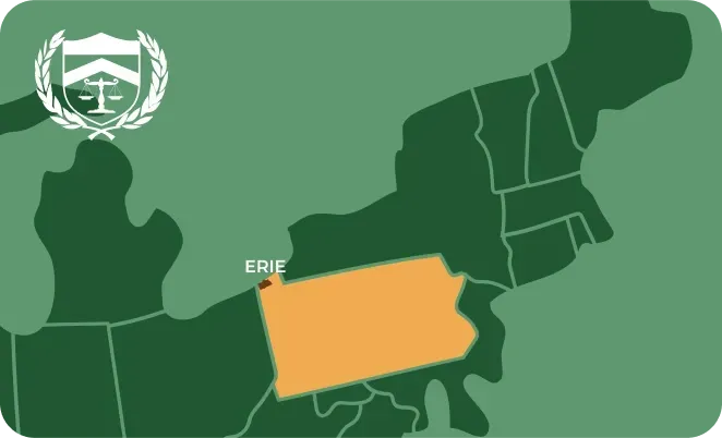 Erie PA map