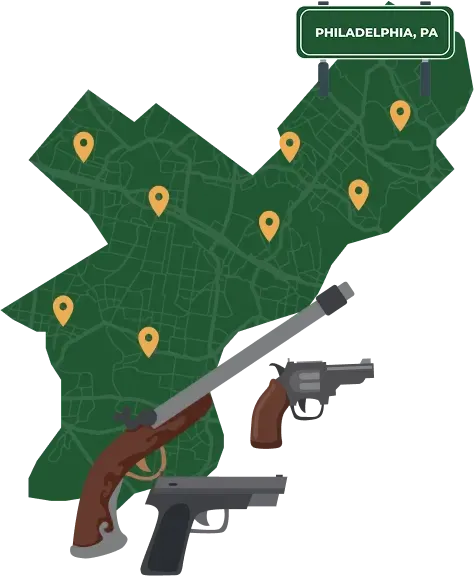 Philadelphia PA city map