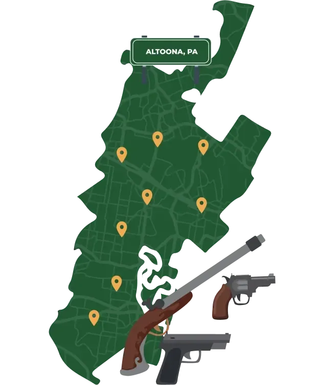 Altoona PA city map