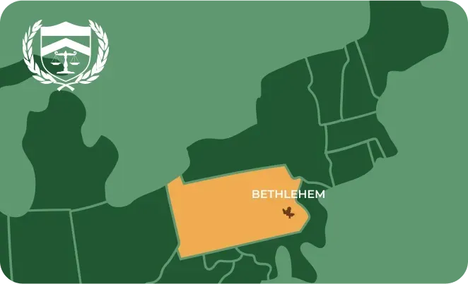 Bethlehem PA map