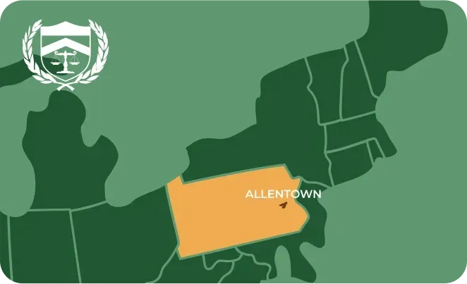 Allentown PA map