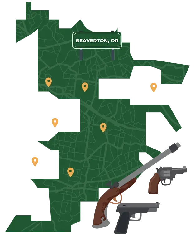 Beaverton OR city map