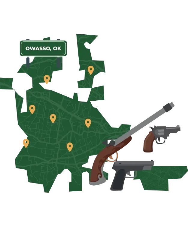 Owasso OK city map