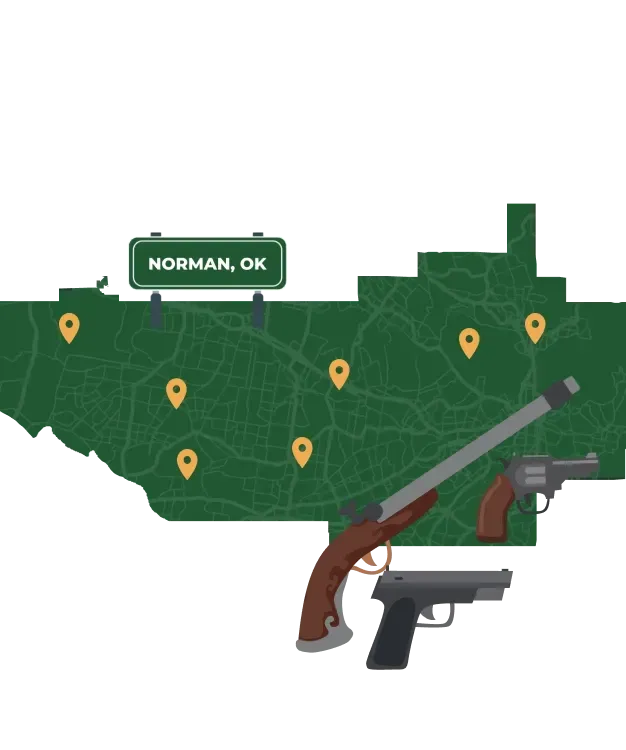 Norman OK city map