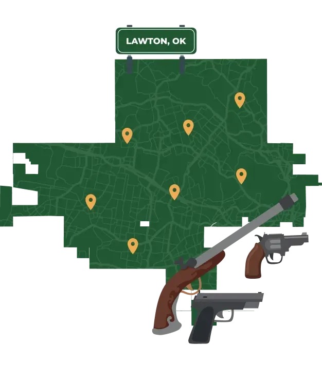 Lawton OK city map