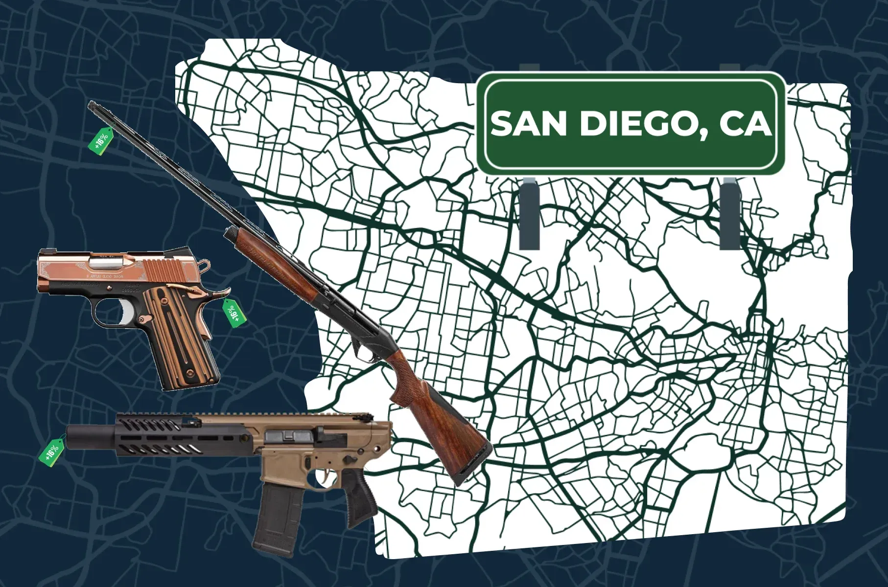 San Diego, CA map