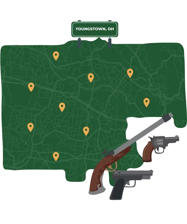 sell guns in Youngstown OH city