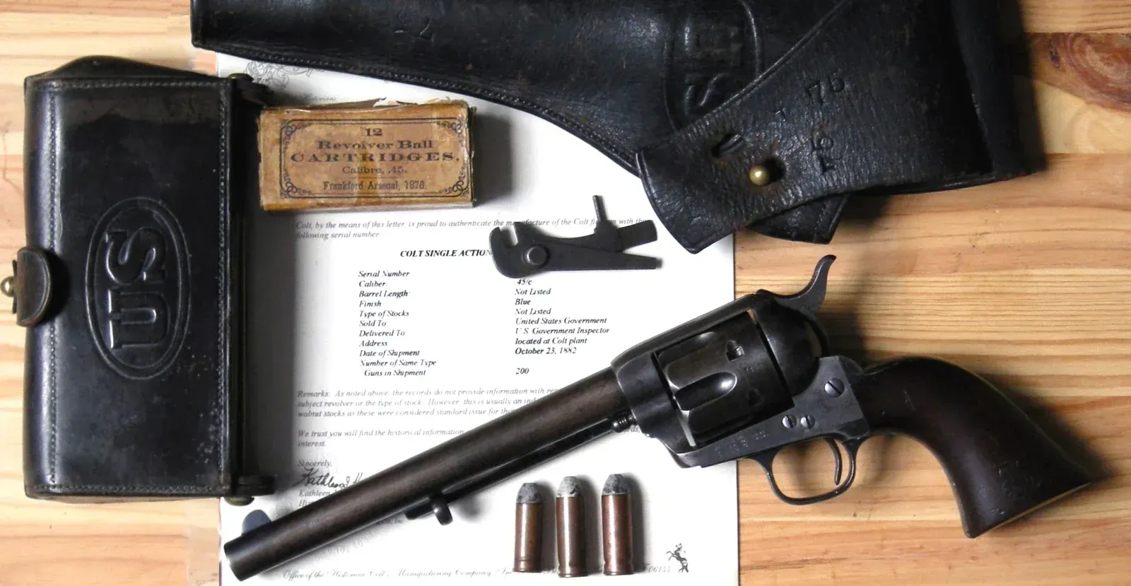 Colt SAA papers