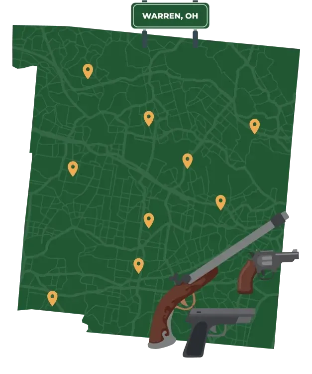 Warren OH city map