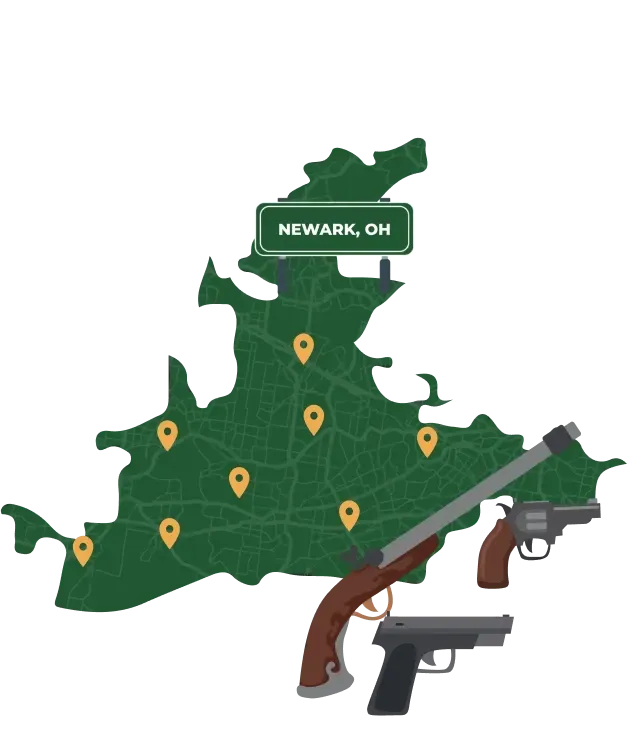 Newark OH city map